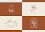 design a minimalistic, feminine, boho botanical logo